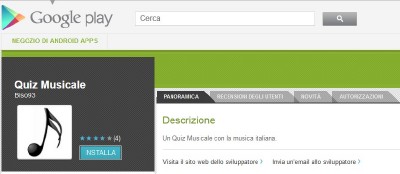 Applicazione Android